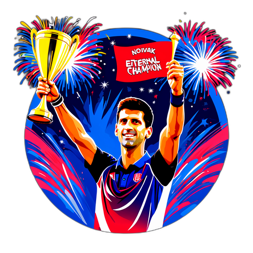 Novak Djokovic Trofeu Eternal Champion