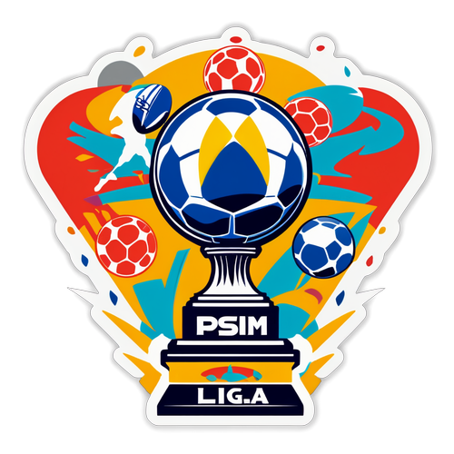 Trophy Liga 2 dengan Warna PSIM