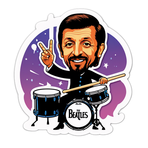 Ringo Starr karikatúra
