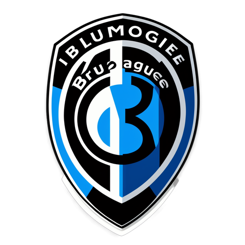 Sticker van Club Brugge Embleem