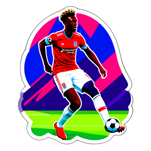 Sticker van Tammy Abraham in Actie