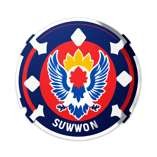 Terpesona dengan Suwon FC: Stiker Imajinatif yang Menggabungkan Logo Tim dan Budaya Korea!