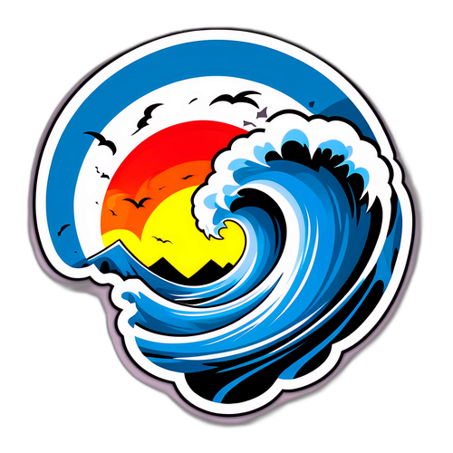 Gelombang Laut yang Dramatis