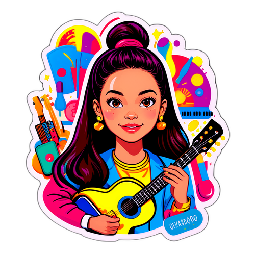 Olivia Rodrigo in Pop Art