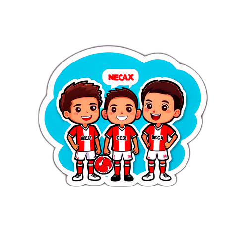 Stiker Penggemar Necaxa