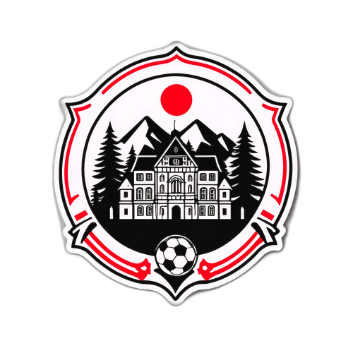 Muundo wa Kisasa wa Sticker wa Freiburg FC