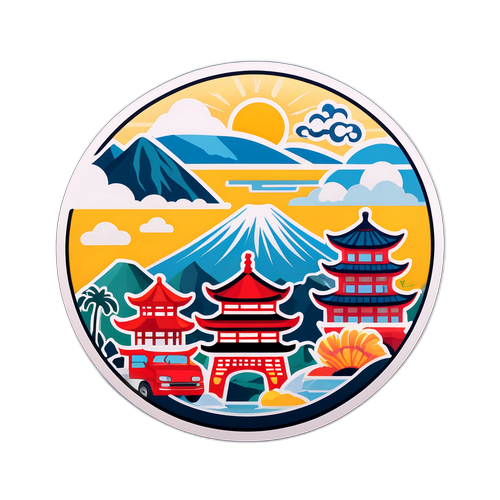 花蓮景點主題貼紙