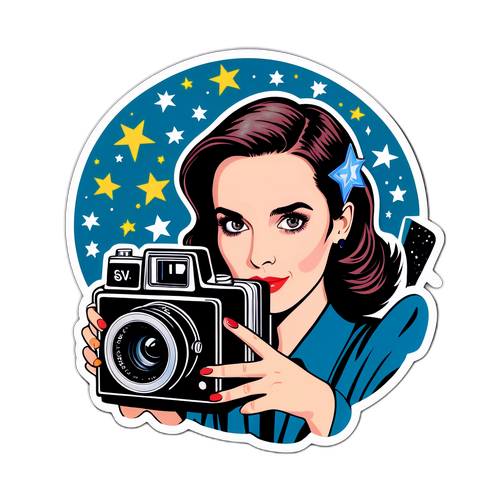 Winona Ryder in Retro Stijl