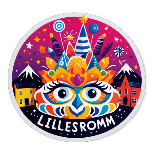 Lillestrøm Festligheter: Skaff deg Glede med Vårt Fargerike Klistremerke!