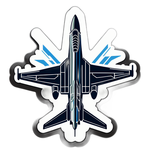 F16 Savaş Uçağı Sticker