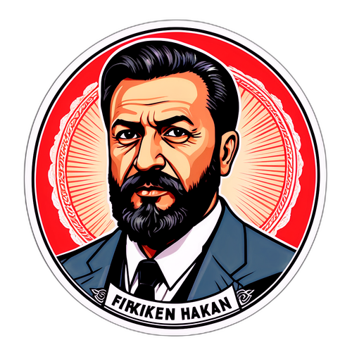 Fikret Hakan Vintage Sticker