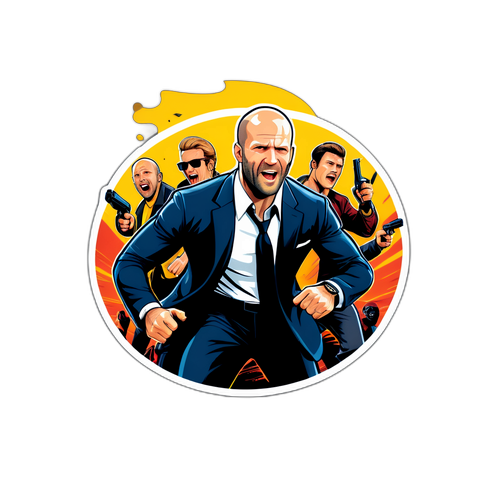 Akciódús filmjelenet Jason Stathammal