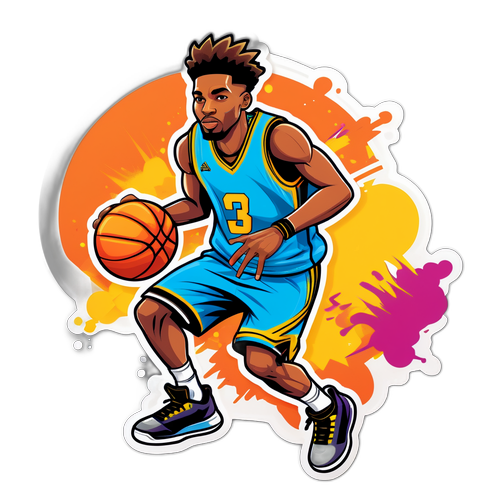 Αυτοκόλλητο Μπάσκετ με τον Breein Tyree