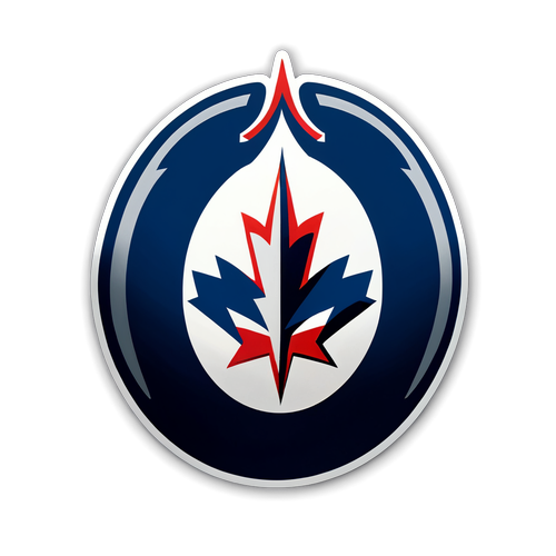 Les Jets de Winnipeg : Un Autocollant Éblouissant qui Fait Frémir Toute la LNH!