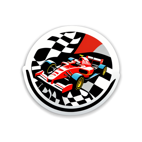 Racende auto met 'Kimi Antonelli'
