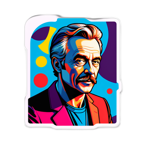 Moderne sticker af Nicolai Vallys