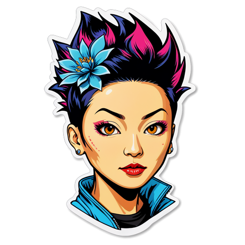 Fierce Fashion: Jenny Shimizu Sticker