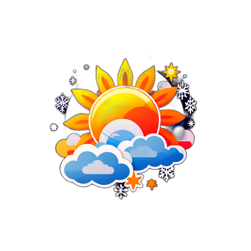 Chic na AccuWeather Sticker