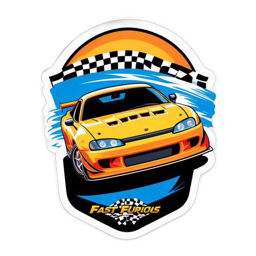 速度与激情3的票房冠军贴纸