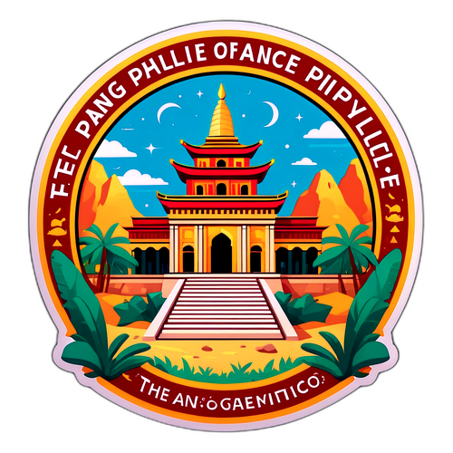 庆祝阿方宫考古发现的贴纸