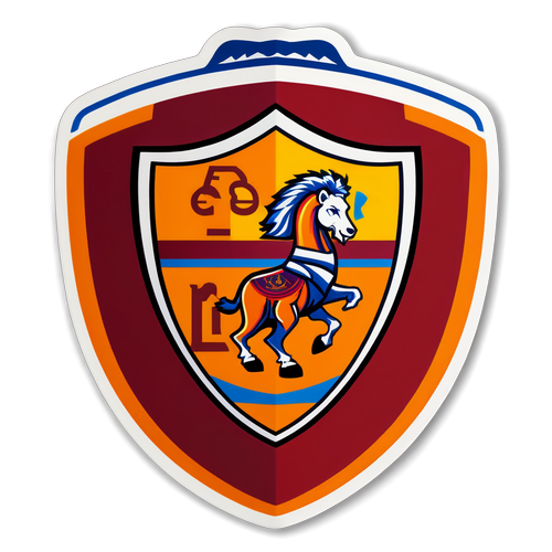 Adesivo di Calcio AS Roma e FC Porto