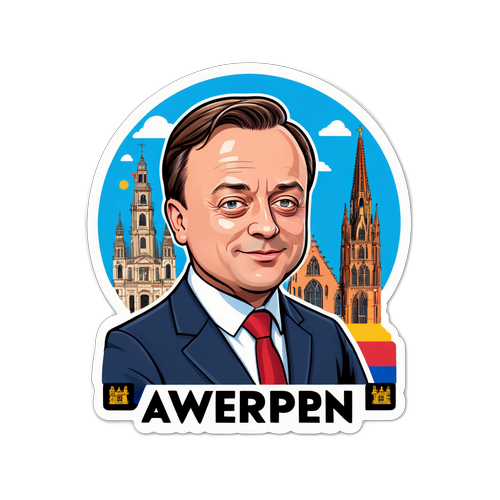 Aantrekkelijke Bart De Wever Sticker