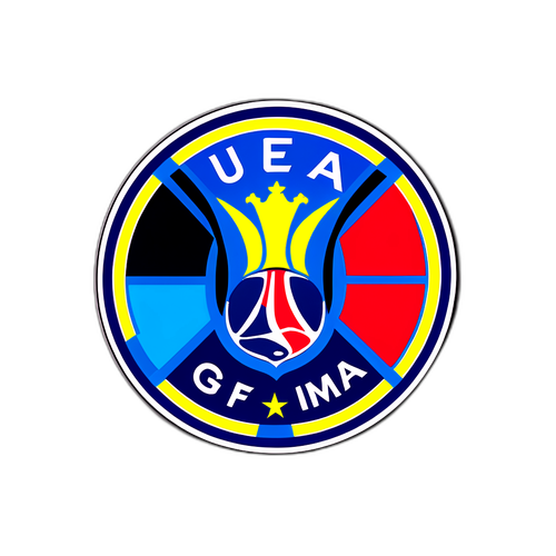 Sticker cu emblema UEFA