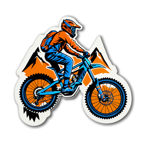 Adesivo Avventuroso con Logo KTM