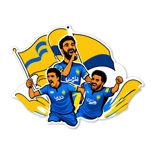 Desenho de uma partida empolgante entre Al Khaleej e Al-Nassr