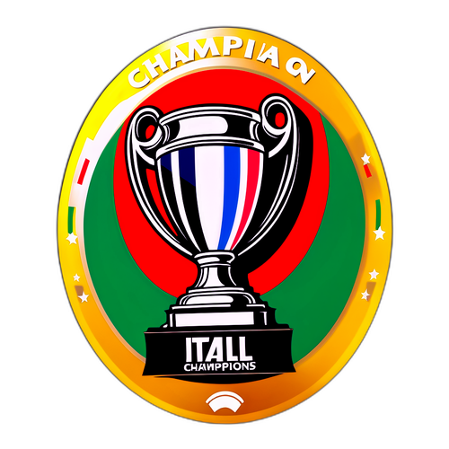 Sticker cúp vô địch Serie A - Nhà vô địch của Ý