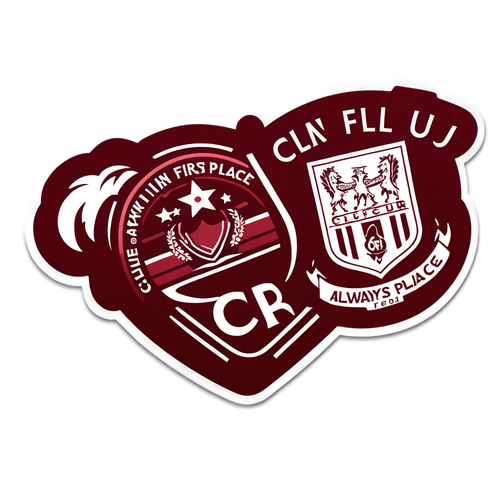 Sticker CFR Cluj - întotdeauna pe primul loc!