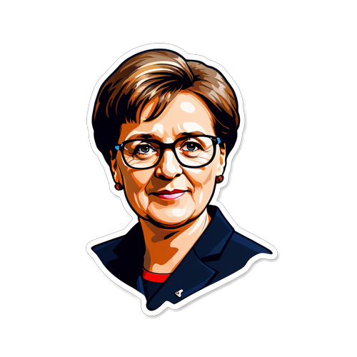 Merkel Sticker