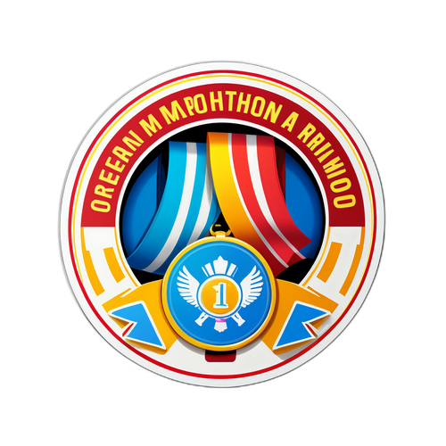 馬拉松完賽獎勵貼紙