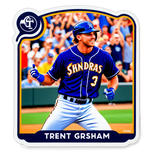 Trent Grisham Baseball Card Design