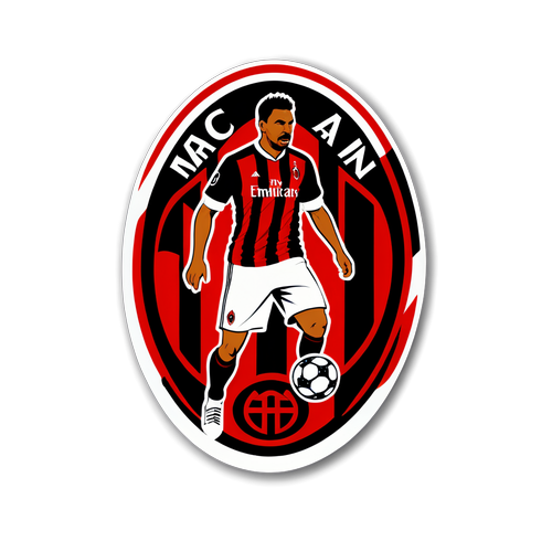 Acest Sticker Cu AC Milan Îți Va Face Inima Să Bată! Vezi Fotbalistul În Acțiune!