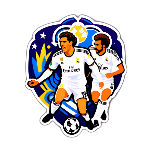 Sticker ya Mechi za Kihistoria za Real Madrid