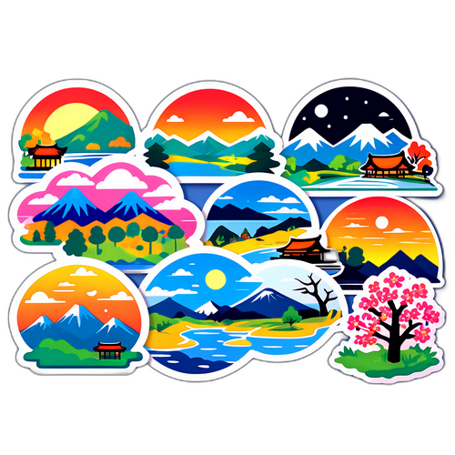 宮津市の四季の風景