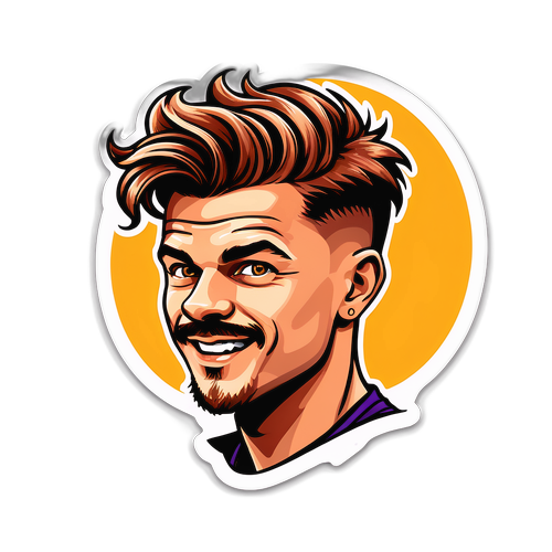 Sticker van Jens Dendoncker