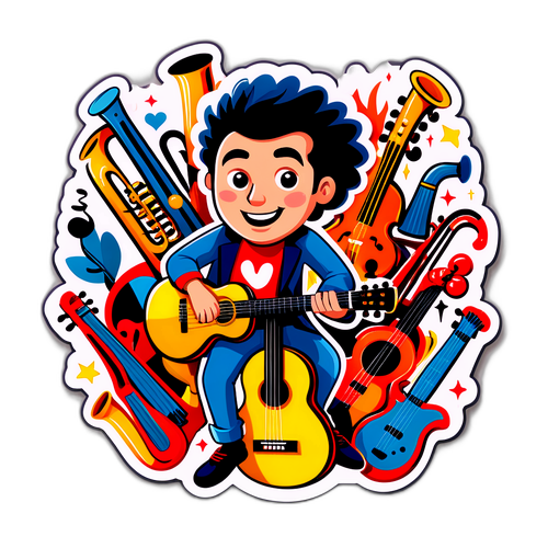 Lebendiger Sticker von Ricardo Pietreczko