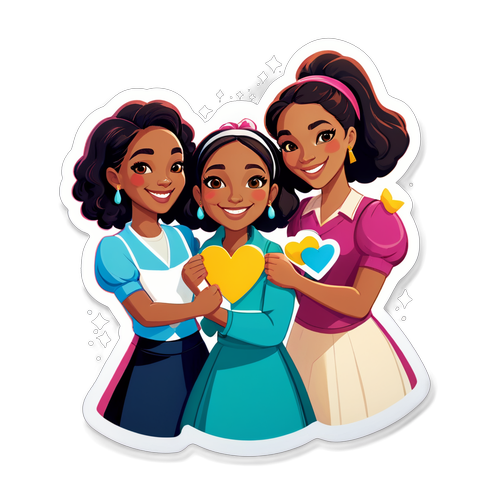 Better Sister Cast Sisterhood Sticker