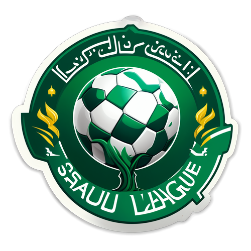 Stiker Liga Pro Saudi yang Berwarna-warni