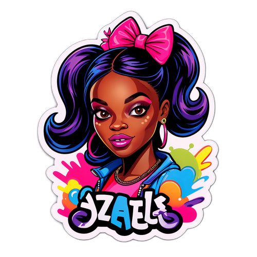 Azealia Banks - Graffiti-tyylinen Liima