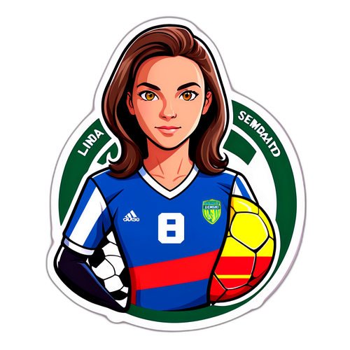 Linda Sembrant med fotboll