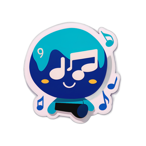 음악 노트 스티커로 김민석의 감성 음악을 느껴보세요