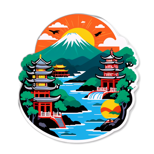 台灣風景貼紙