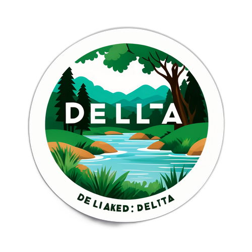 Delta Landskap yang Tenang