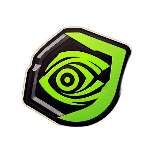 게임 테마 스티커 featuring Nvidia 로고