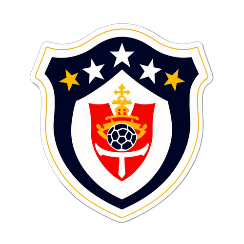 Diseño de sticker de fútbol de Vasco da Gama