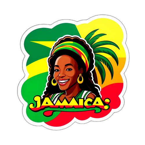 Stiker Energi Budaya Jamaika
