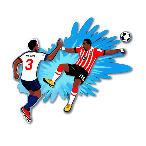 Stiker Aksi Menakjubkan Dalam Perlawanan Nice vs Reims